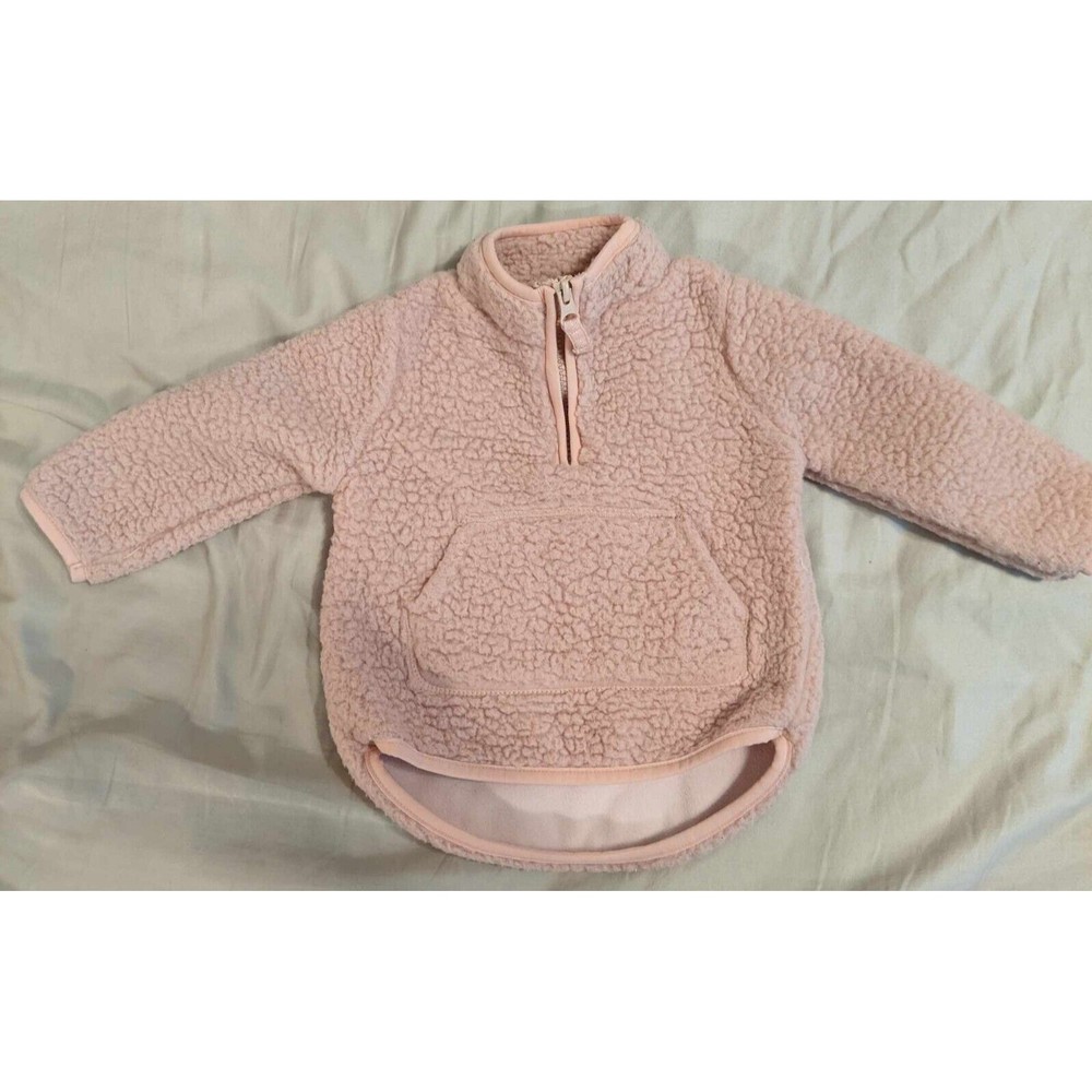 Carter's Girls Size 18 Months Pink Sherpa Pullover NWOT
